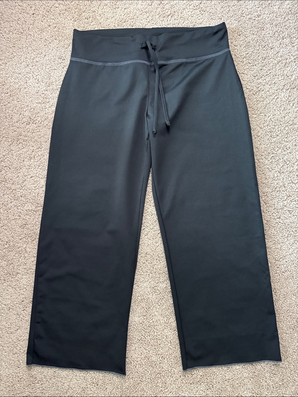 Boston Proper Black Knit Pants with Logo Tag